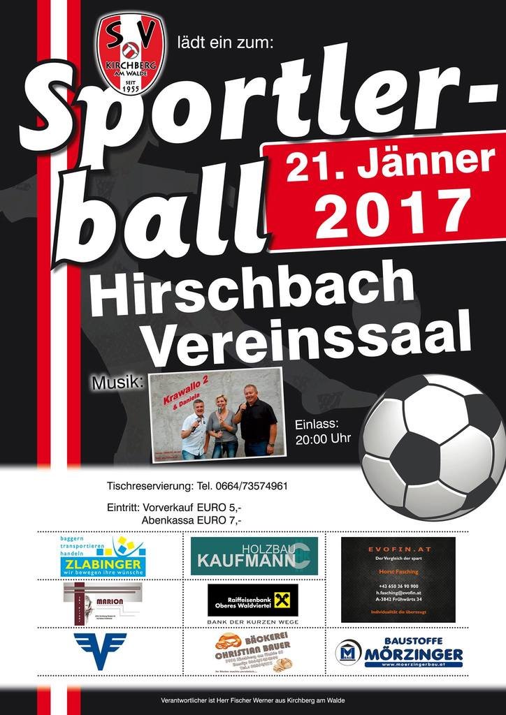 Plakat Sportlerball